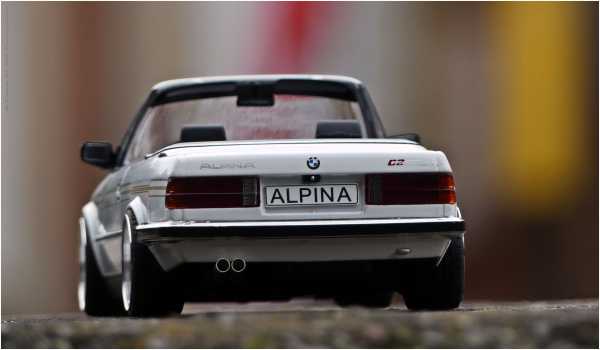 1:18 BMW E30 Cabriolet Alpina C2 2.7 / Metall Modell + OVP